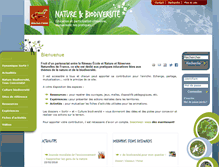 Tablet Screenshot of biodiversite.reseauecoleetnature.org