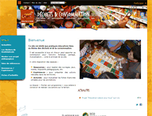 Tablet Screenshot of dechets-conso.reseauecoleetnature.org